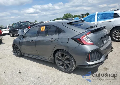 2017 Honda Civic Sport из США, поврежденный, VIN SHHFK7H46HU203443